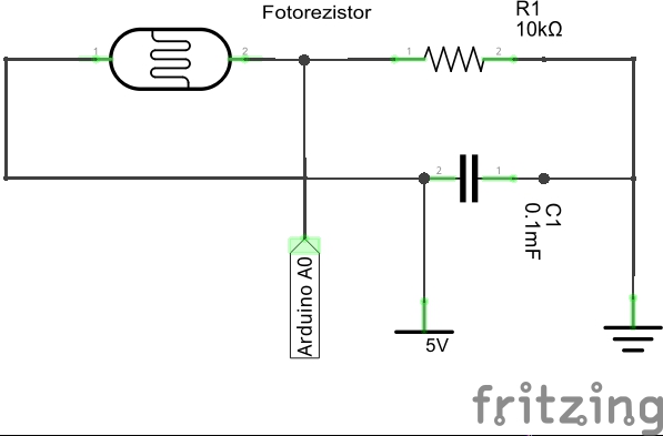 подключение фоторезистора