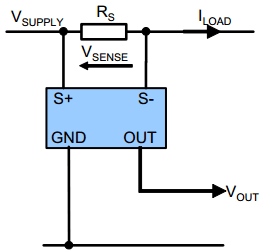 Схема подключения токового датчика с потенциальным выходом