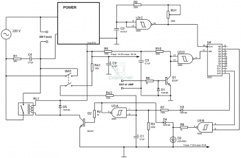 Схема устройства автоматического отключения аудио-аппаратуры от сети