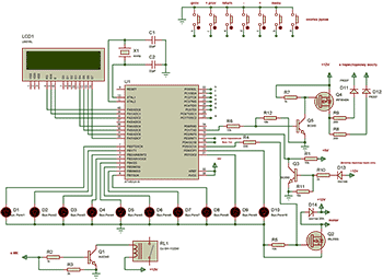 Схема профессионального контроллера для сварочного полуавтомата