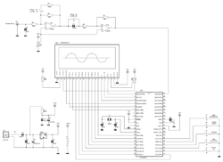 Схема осциллографа на AVR