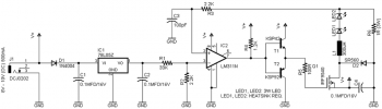 Схема LED-драйвера 3 Ватт