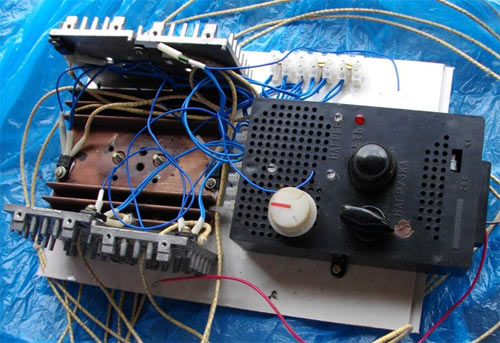 Фотография рабочего макета регулятора мощности