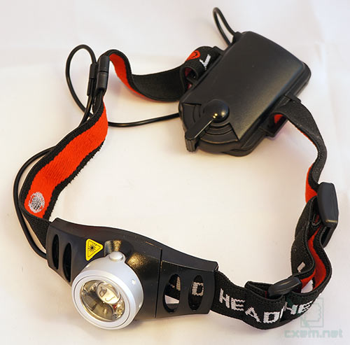 Zoom 280 Lumens Cree Q5 LED Headlamp 2-Mode Headlight
