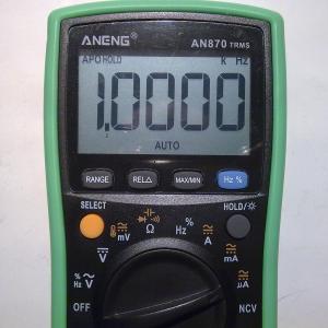 Измерение частоты в режиме измерения низких токов