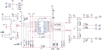 Схема аудио-усилителя D-класса на микросхеме TPA3122