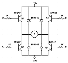 H-мост на биполярных транзисторах