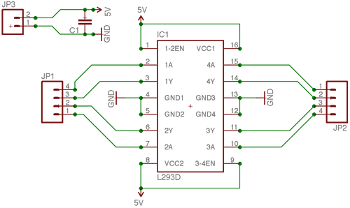 Схема контроллера двигателя