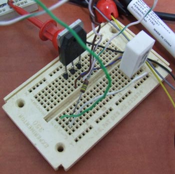 FET-транзистор с резистором 10 Ватт