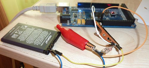 Тестер емкости Li-ion аккумуляторов на Arduino