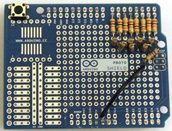 R2R ЦАП на Arduino Shield