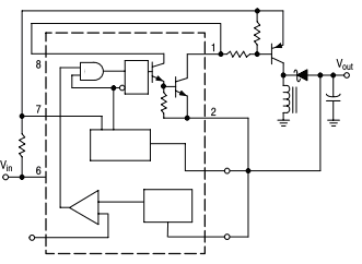 Базовая инвертирующая (Voltage Inverting) конфигурация импульсного преобразователя