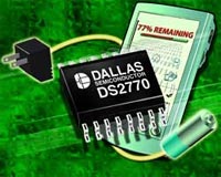Одна из наиболее значимых разработок Dallas Semiconductor Corp.- микросхема менеджмента батарей портативной аппаратуры DS2770.