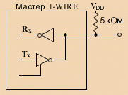 Схема порта 1-Wire-мастера
