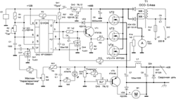 Схема автоматического электронного устройства управления высокочастотной микросваркой