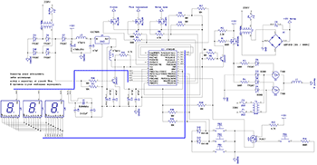Схема сварочного полуавтомата под управлением микроконтроллера
