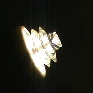 Картина свечения оптической системы светодиодной лампы
