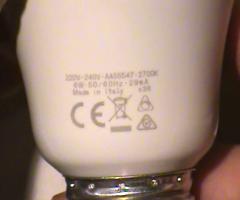 Маркировка светодиодной лампы Osram AA55547