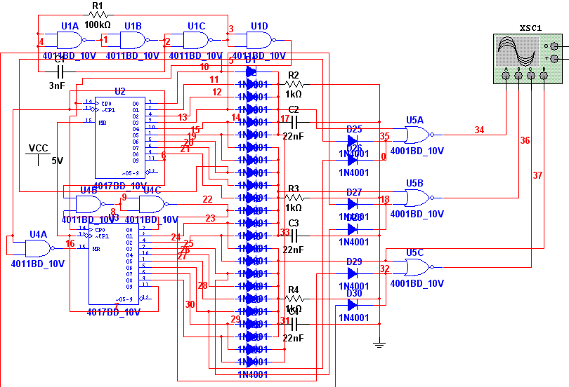 Схема задающего генератора