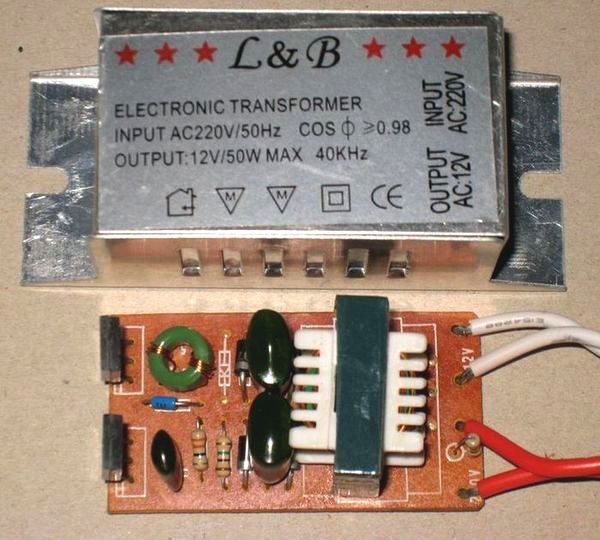 Переделка электронного трансформатора