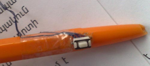 Микрокнопка на ручке
