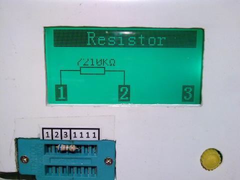 Измерение сопротивления резистора 6,8 МОм