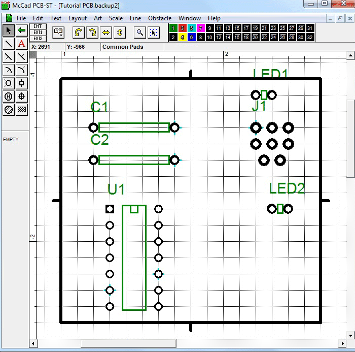Модуль McCad PCB-ST (редактор плат)